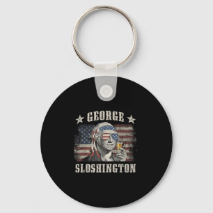 Llavero George Sloshington 4 De Julio Fiesta Washington Fu