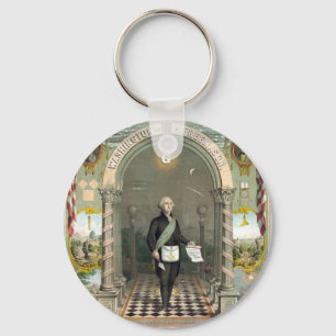 Llavero George Washington como masón