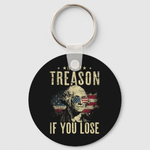 Llavero George Washington Sólo es Traición Si Pierdes 4t