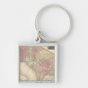 Llavero Georgetown y la ciudad de Washington