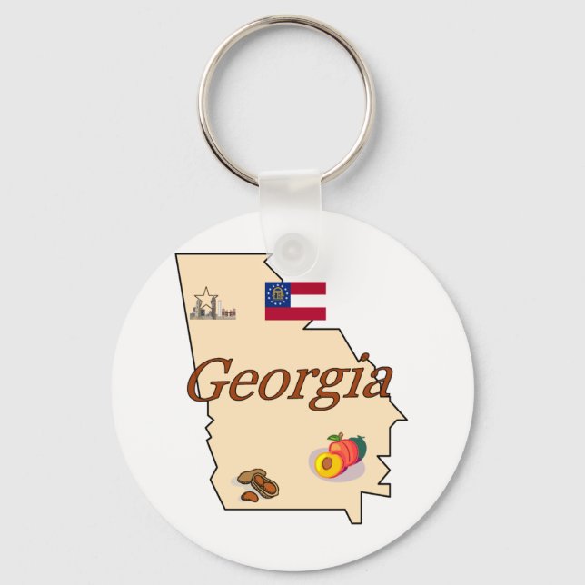 Llavero Georgia Keychain (Anverso)