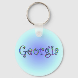 Llavero Georgia Rainbow Keychain