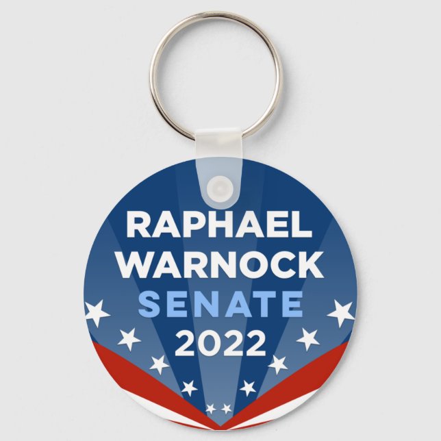 Llavero Georgia Raphael Warnock for Senate 2022 (Anverso)