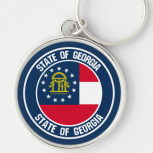 Llavero Georgia Round Emblem