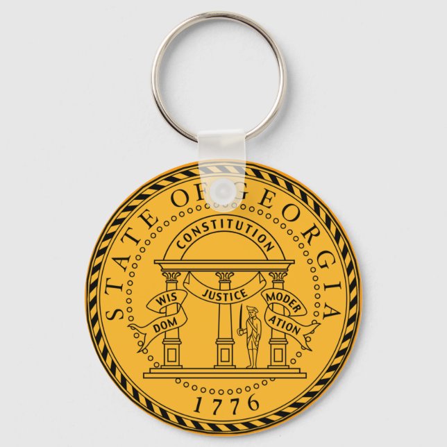 Llavero Georgia Seal Keychain (Anverso)