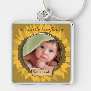Llavero Gerber Daisy Baby Photo Key