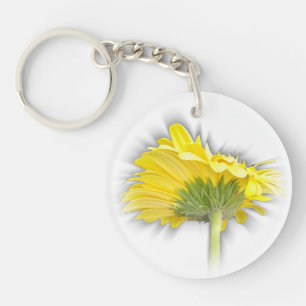 Llavero gerbera daisy amarillo