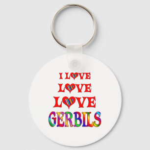 Llavero Gerbils del amor del amor