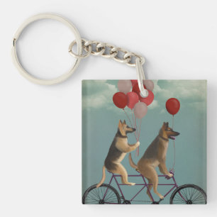 Llavero German Shepherd Tandem