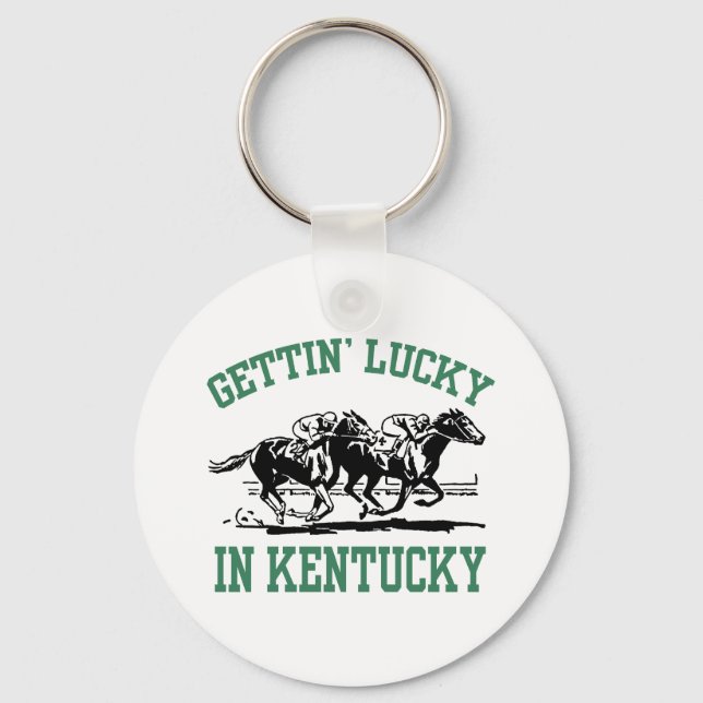 Llavero Gettin' Lucky en Kentucky (Anverso)