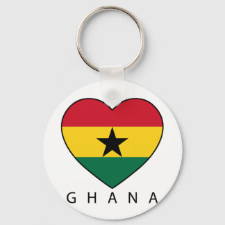 Llavero Ghana Soccer Heart "GHANA"-Herz