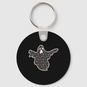 Llavero Ghost Boo Grim Reaper Mompkin patrón Halloween Fác