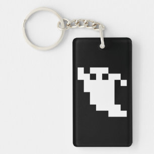 Llavero Ghost de 8 bits de píxeles