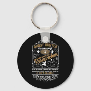 Llavero Ghost Hunter Paranormal Estilo Whiskey Desi