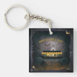 Llavero Ghostly Graveyard Cruise Acrylic Keychain