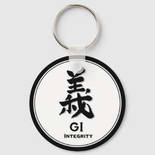 Llavero Gi Integridad Honestidad bushido virtud samurai ka