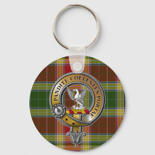 Llavero Gibbs Gibsone Tartan & Badge