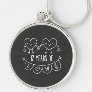 Llavero Gift Chalk Hearts, un regalo de 17 años