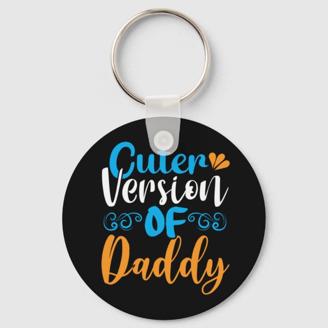 Llavero Gifts Father | Cuter Version Of Daddy (Anverso)