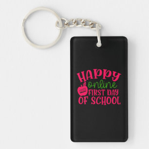 Llavero Gifts Teacher   Happy Online First Day Of School