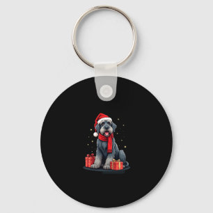 Llavero Gigante Schnauzer Navidades de perro Fiestas festi