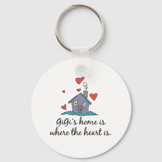Llavero GiGi's Home es Where the Heart is