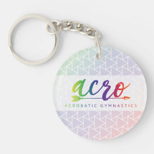 Llavero Gimnasia acrobática Keychain acrílico