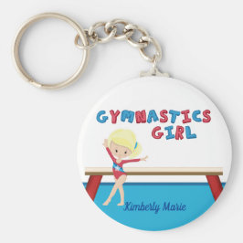Llavero Gimnasia Chica Cute Banda Gimnasta Personalizada