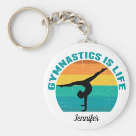Llavero Gimnasia es un Personalizado de gimnasta de Sunset