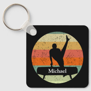 Llavero Gimnasia masculina masculina en Sunset Personaliza