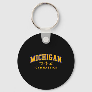 Llavero Gimnasia Michigan Gymnast Acrobatics camiseta.png