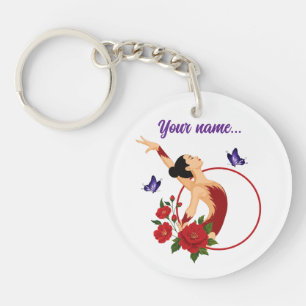 Llavero Gimnasia Rítmica Personalizada