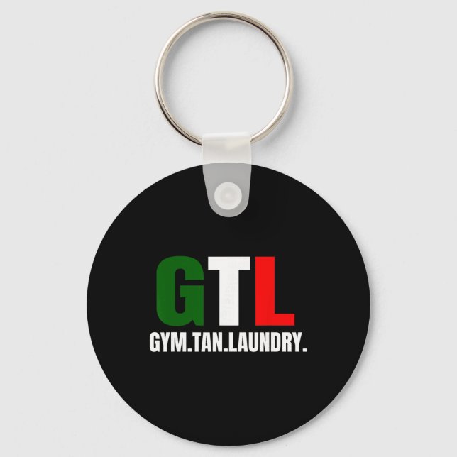 Llavero Gimnasio Bronceado Lavandería Gtl Nueva Jersey Cos (Anverso)