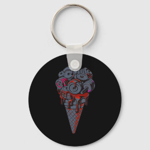 Llavero Gimnasio Crema de hielo Cone Dumbbell Humor Gimnas