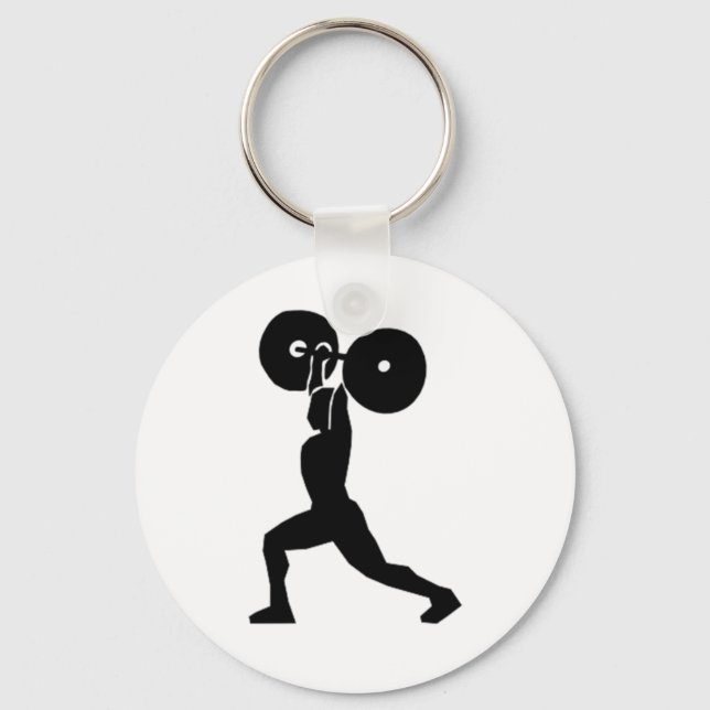 Llavero Gimnasio de elevación de pesas (Anverso)