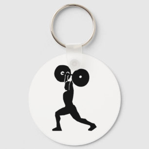 Llavero Gimnasio del levantamiento de pesas