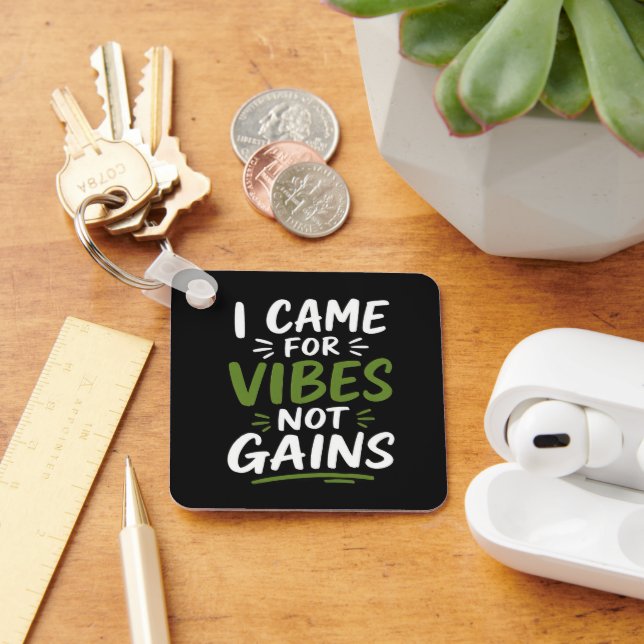 Llavero Gimnasio Vibes Negro (Escritorio )