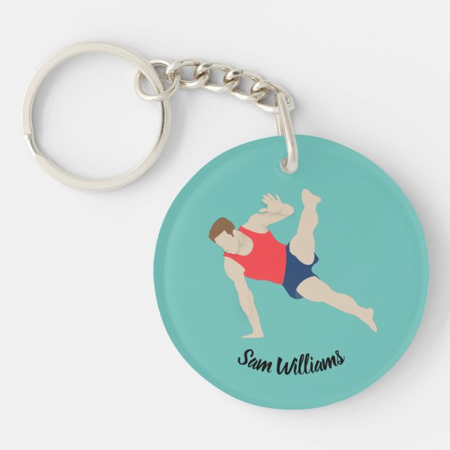 Llavero Gimnasta masculino (Frente)