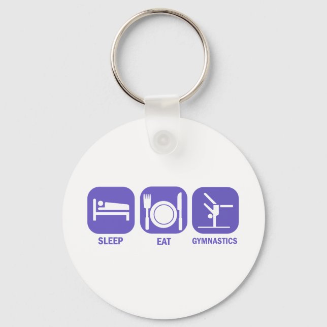 LLAVERO GIMNASTICA DE DORMIR DE COMIDA (Anverso)