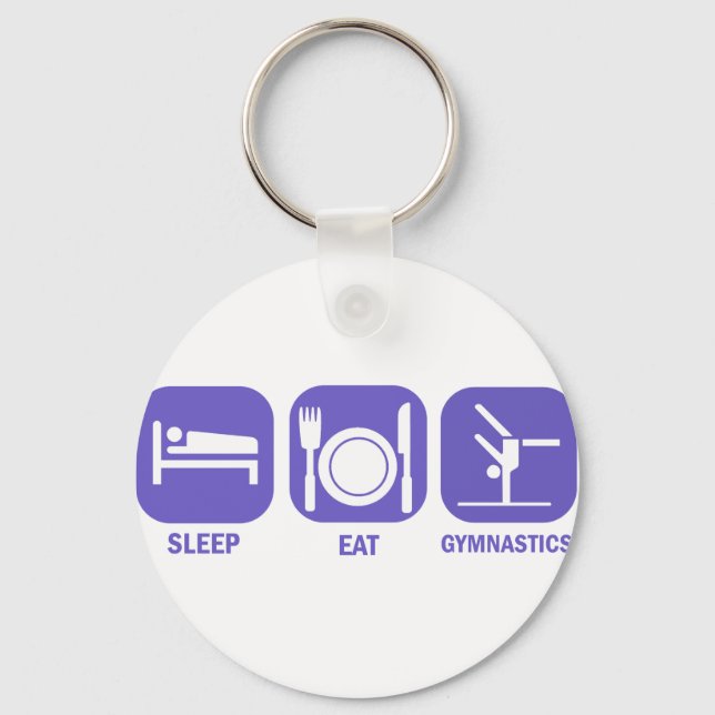LLAVERO GIMNASTICA DE DORMIR DE COMIDA (Anverso)