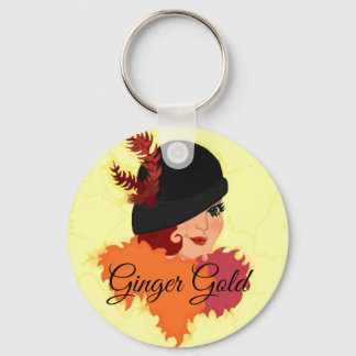 Llavero Ginger Gold Keychain