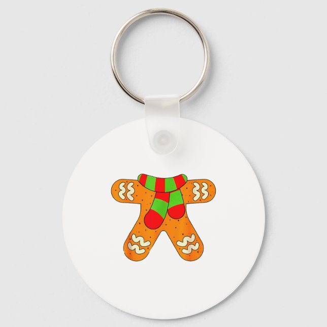 Llavero Gingerbread Man Shirt Adult Kids Men Women Cookie  (Anverso)