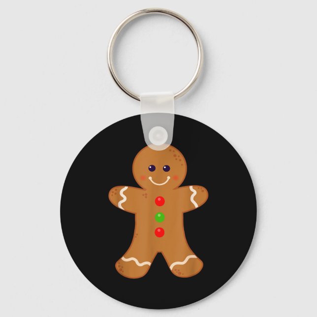 Llavero Gingerbread Man Shirt Christmas Cookie Baking Holi (Anverso)