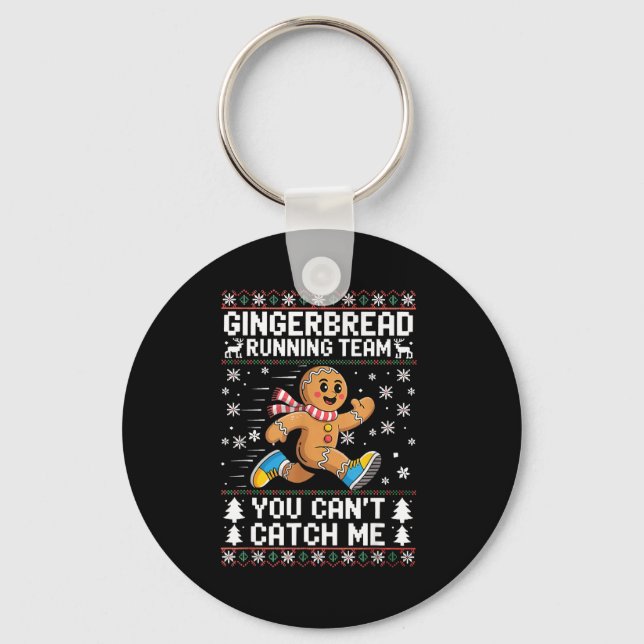 Llavero Gingerbread Running Team Christmas Run Runner Funn (Anverso)
