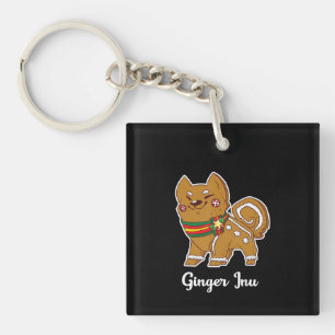 Llavero Gingerbread shiba inu Regalo de perros para navi