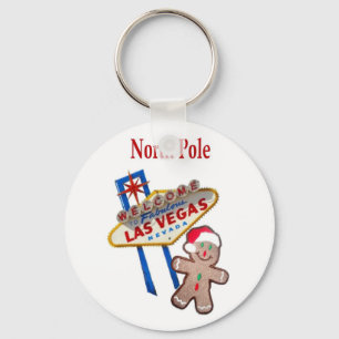 Llavero Gingerbreadman del Polo Norte con la llave del Rót