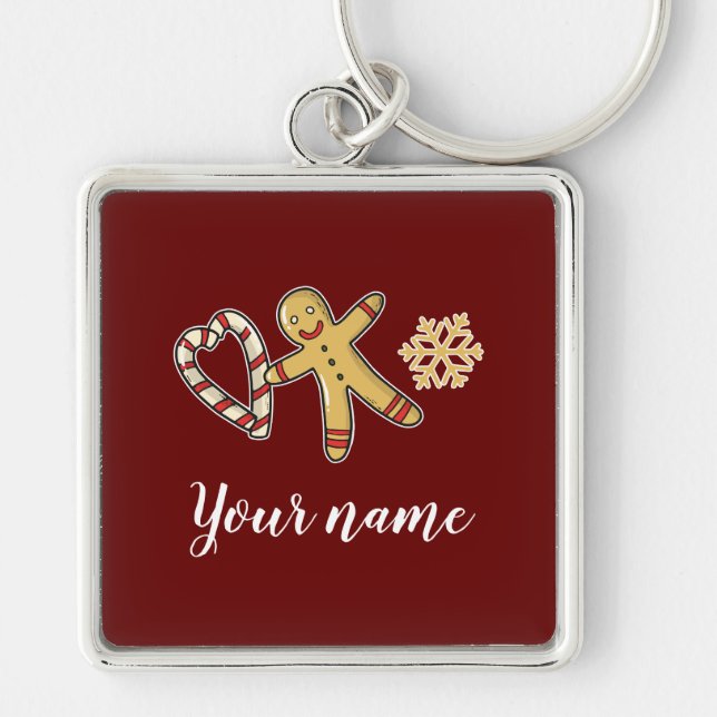 Llavero Gingerbreadman Love (Frente)