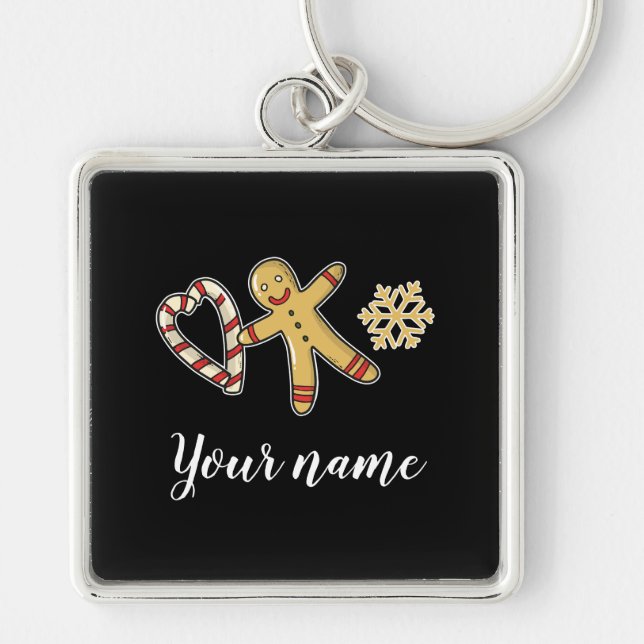 Llavero Gingerbreadman Love (Frente)