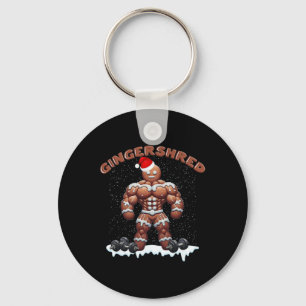 Llavero Gingershred Funny Gingerbread Man Gym Bodybuilding