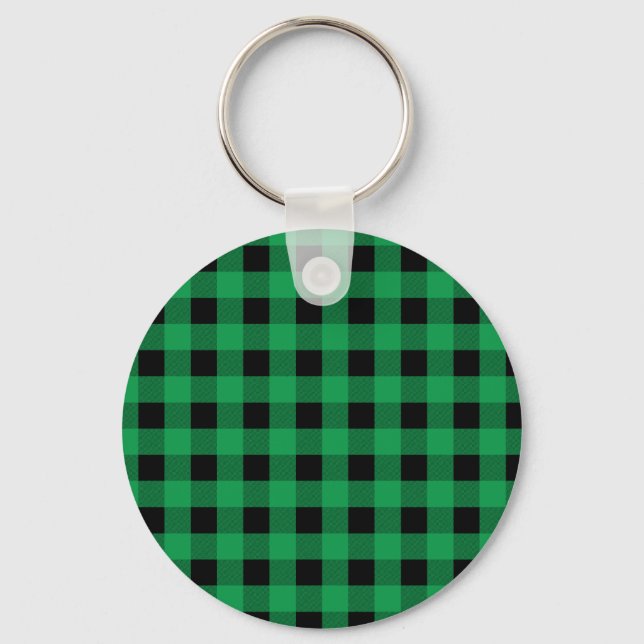 Llavero Ginham Green y Black (Anverso)